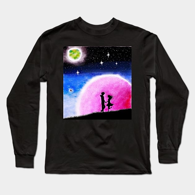 WRITTEN IN THE STARS Long Sleeve T-Shirt by kazartsy